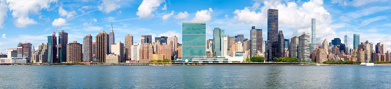 UN Building NYC Skyline
